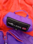 Vorschaubild 3 von Steppjacke Kinder Lila Gr. 110 Polyester Uni Outdoor Langarm Kapuze