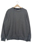 Vorschaubild 1 von Sweatshirt Herren Grau Gr. 52/L Polyester Meliert Casual Langarm Freizeit