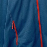 Vorschaubild 4 von Fleecejacke Herren Gr. 52/L Blau Polyester Meliert Outdoor Langarm