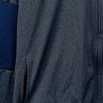 Vorschaubild 5 von Trainingsjacke Herren Grau Gr. 52/L Polyester Meliert Sportlich Langarm