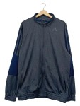 Vorschaubild 1 von Trainingsjacke Herren Grau Gr. 52/L Polyester Meliert Sportlich Langarm