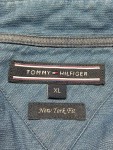 Vorschaubild 3 von Freizeithemd Herren Blau Gr. 42/XL Baumwolle Uni Casual Langarm