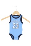 Vorschaubild 1 von JORDAN Baby Body Gr. 80 (6-12M) Blau mit Logo-Print Baumwolle