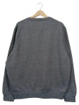 Vorschaubild 2 von Sweatshirt Herren Grau Gr. 52/L Polyester Meliert Casual Langarm Freizeit