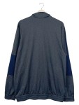 Vorschaubild 2 von Trainingsjacke Herren Grau Gr. 52/L Polyester Meliert Sportlich Langarm