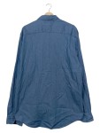 Vorschaubild 2 von Freizeithemd Herren Blau Gr. 42/XL Baumwolle Uni Casual Langarm