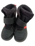 Vorschaubild 2 von Schneestiefel Kinder Gr. 30 Schwarz Textilsynthetik Klettverschluss Logo