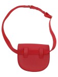 Vorschaubild 2 von Gürteltasche Bauchtasche Damen Rot Polyurethan Uni Sportlich Freizeit