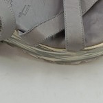 Vorschaubild 5 von Wedges Damen Gr. 38 Grau Leder Schnalle 7.5 cm Casual Freizeit Uni