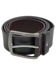 Vorschaubild 1 von Gürtel Dornschließe Braun Gr. 95 Leder Uni Klassisch Casual 5 cm