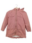 Vorschaubild 1 von Parka Kinder Gr. 128 Rosa Baumwolle Uni Casual Freizeit Kapuze