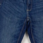 Vorschaubild 4 von Jeans Straight Leg Herren Gr. W31/46/S Blau Baumwolle Uni Casual Logo