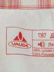 Vorschaubild 3 von Freizeithemd Damen Rot Gr. 38/M Lyocell Kariert Outdoor Kurzarm Logo 50 cm
