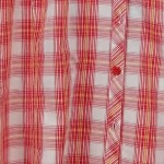 Vorschaubild 4 von Freizeithemd Damen Rot Gr. 38/M Lyocell Kariert Outdoor Kurzarm Logo 50 cm