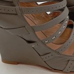 Vorschaubild 5 von Wedges Damen Gr. 38 Grau Leder Reißverschluss 9 cm Modisch Freizeit Uni