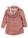 Vorschaubild 2 von Parka Kinder Gr. 128 Rosa Baumwolle Uni Casual Freizeit Kapuze