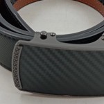 Vorschaubild 3 von Gürtel Automatik Carbon Optik Schwarz Gr. 95 Leder Uni Modern Business