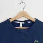 Vorschaubild 4 von Sweatshirt Herren Blau Gr. 48/M Baumwolle Uni Sportlich Langarm Casual