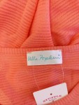 Vorschaubild 3 von T-Shirt Damen Gr. 52/6XL Orange Polyester Strukturmuster Casual