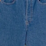Vorschaubild 4 von High Waist Jeans Damen Blau Gr. W30/38/M Baumwolle Uni Premium L28