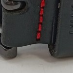 Vorschaubild 4 von Gürtel Ledergürtel Breit Rot Ziernaht Schwarz Gr. 42 Uni Casual 5 cm