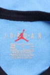 Vorschaubild 3 von JORDAN Baby Body Gr. 80 (6-12M) Blau mit Logo-Print Baumwolle