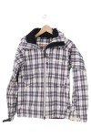 Vorschaubild 1 von Damen Outdoorjacke Kariert Mehrfarbig Gr. 34/XS Sportlich Kapuze