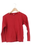 Vorschaubild 1 von Kinder Langarmshirt Gr. 92 Rot Basic Baumwolle