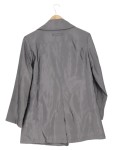 Vorschaubild 2 von Übergangsmantel Damen Gr. 36/S Grau Elegant Klassisch