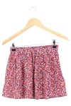 Vorschaubild 1 von Minirock Blumenmuster Damen S Mehrfarbig Viskose Raffungen