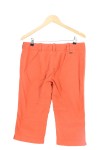 Vorschaubild 2 von Damen Stoffhose Gr. 42 XL Orange Baumwolle Casual