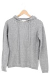 Vorschaubild 1 von Damen Kapuzenpullover Hoodie XS 32 Grau Pailletten Casual