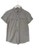 Vorschaubild 1 von Kinder Freizeithemd Gr. 152 Grau Kurzarm Casual