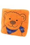 Vorschaubild 1 von Baby Stoffbuch Fühlbuch Teddybär Orange Lernspielzeug