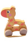 Vorschaubild 1 von Nachziehspielzeug Giraffe Holz Gelb Baby Kleinkind Spielzeug