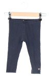 Vorschaubild 1 von Baby Leggings Gr. 80 Blau Baumwolle Elastan Bär Applikation Kinderhose