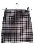 Vorschaubild 1 von Minirock Damen 34/XS Schwarz Kariert Casual Reißverschluss
