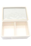 Vorschaubild 1 von Dekodose Keramik Beige Eckig Modern Aufbewahrung Dose mit Deckel