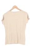 Vorschaubild 2 von Damen T-Shirt Gr. XS/32 Beige Basic Casual
