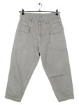 Vorschaubild 1 von Damen Cargohose Grau XS W24 Baumwolle Weite Beine Casual