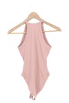 Vorschaubild 2 von Damen Body Gr. 32/XXS Rosa Rippstrick Casual Modern