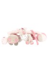 Vorschaubild 1 von Kinderwagenkette Rosa Giraffe Plüsch Mobile Baby Spielzeug 23cm