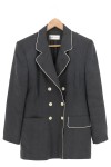 Vorschaubild 1 von Damen Blazer Jacke 40/L Grau Business Elegant Klassisch