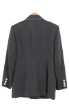 Vorschaubild 2 von Damen Blazer Jacke 40/L Grau Business Elegant Klassisch