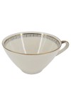 Vorschaubild 1 von RöSLAU Teetasse Serie 75 Porzellan Weiß Geometrisch Metallic