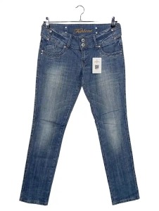 FISHBONE High Waist Jeans