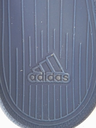 Adilette Pantoletten Damen 38.5 Blau Streifen Sportlich - Bild 3