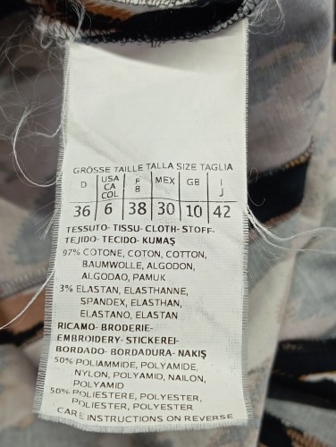 Etuikleid Neckholder Gr. 36 S Mehrfarbig Abstrakt Spitze - Bild 4