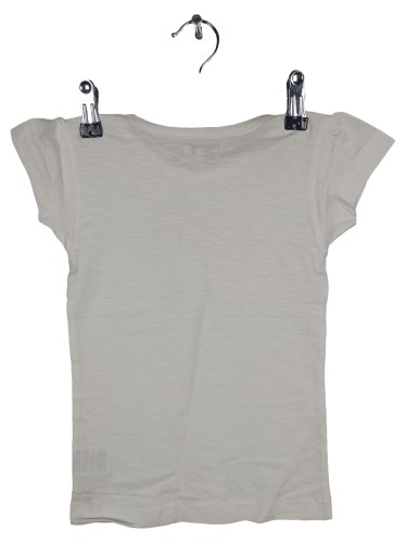 Kinder T-Shirt Gr. 104 Weiß Papageien Print Kurzarm - Bild 2
