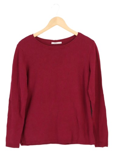 CECIL Pullover Damen Rot 36/S Casual Langarm Shirt Strickpullover